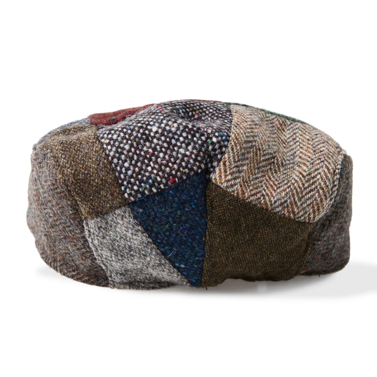 Irish Patchwork Fisherman Cap by Boyne Valley Knitwear - Image 3 | Lily's Pad Studio