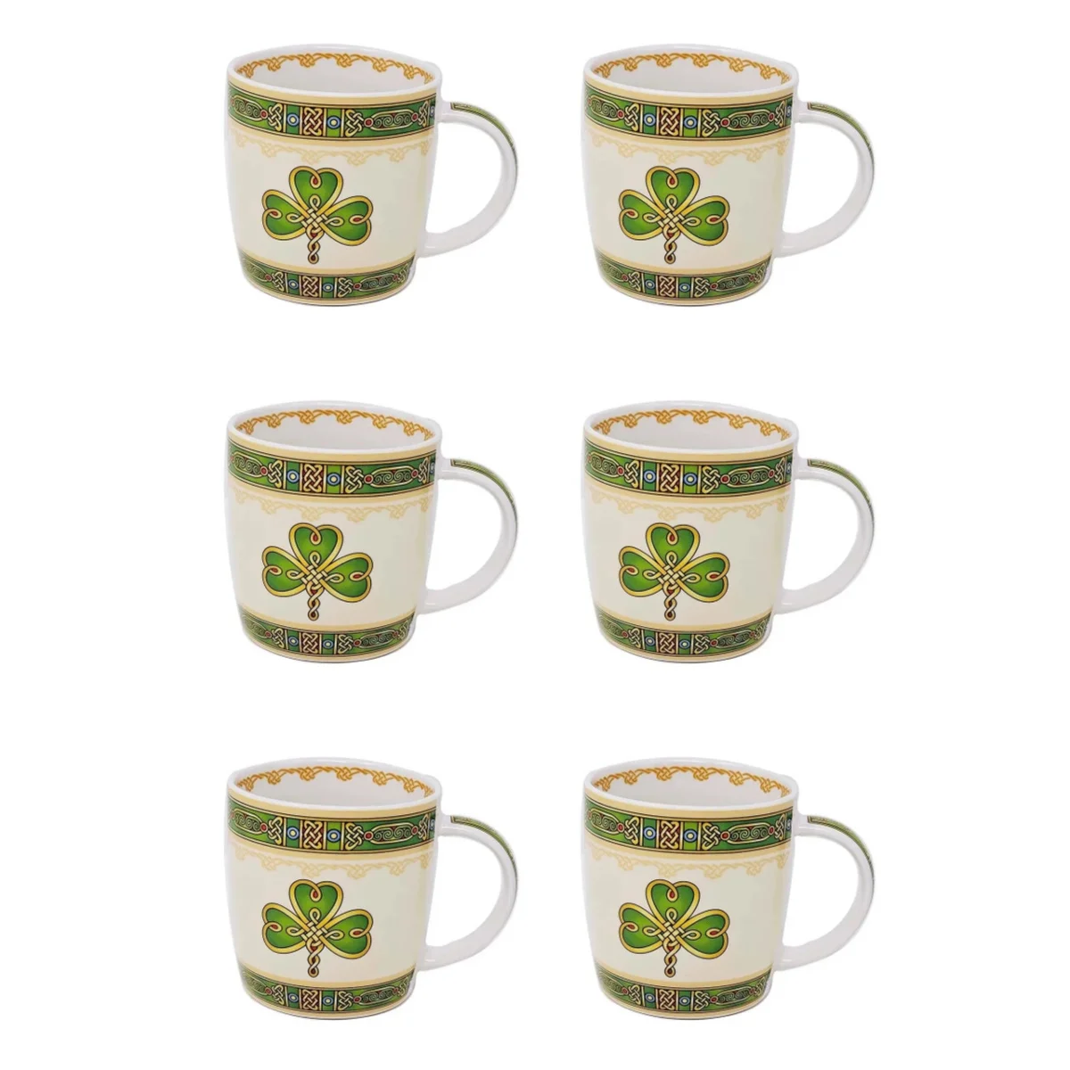 Irish Shamrock Ceramic Mug – Classic Heritage Drinkware - Image 5 | Lily's Pad Studio