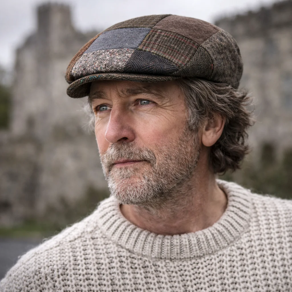 Irish Vintage Patchwork Fisherman’s Cap – Handmade Boyne Valley Knitwear | Lily's Pad Studio