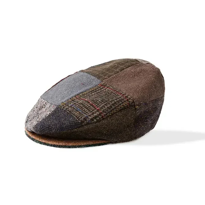 Irish Vintage Style Patchwork Fishermans Cap by Boyne Valley Knitwear - Image 6 | Lily's Pad Studio