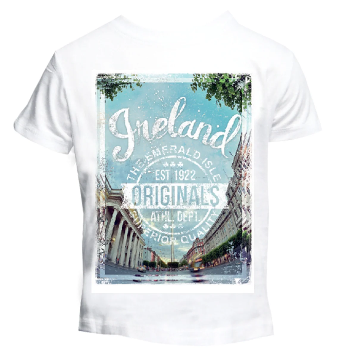 Kids' White Ireland Photo T-Shirt - Image 3 | Lily's Pad Studio