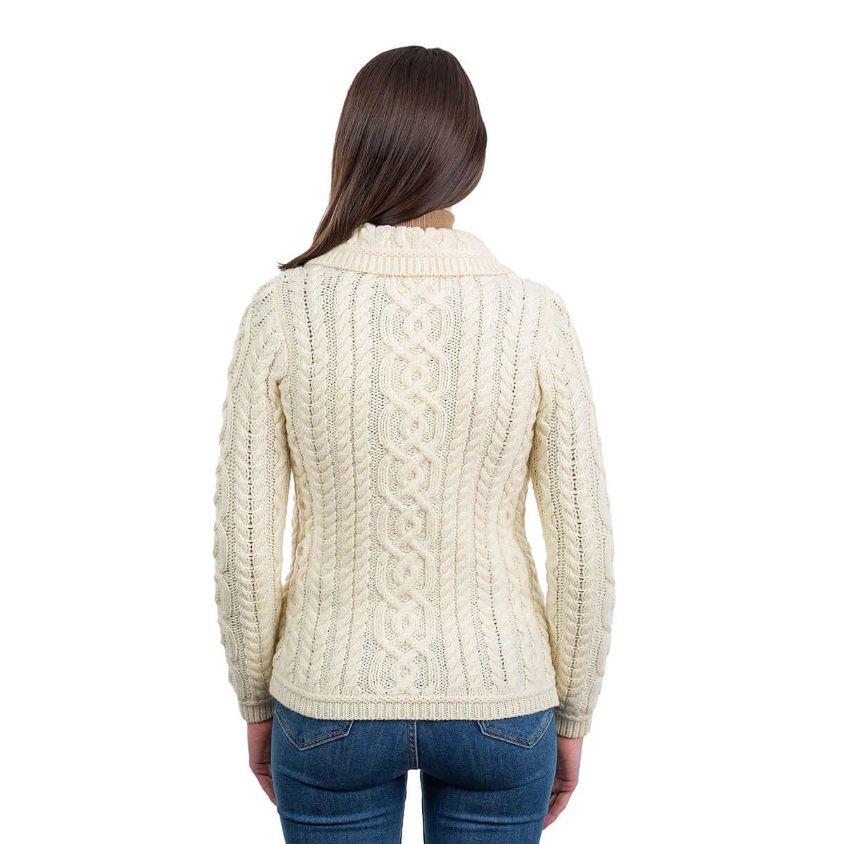 Ladies Buttoned Cardigan - Image 10 | Lily's Pad Studio
