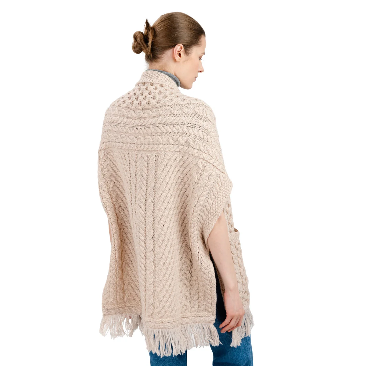 Ladies Irish Merino Pocket Shawl - Image 37 | Lily's Pad Studio
