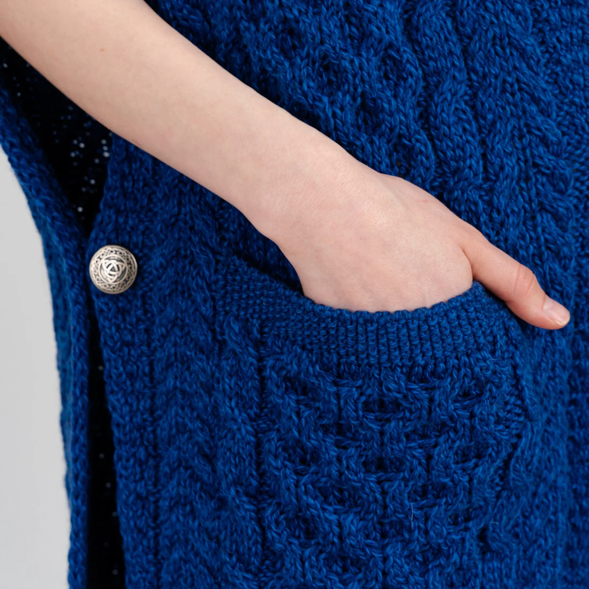 Ladies Irish Merino Pocket Shawl - Image 38 | Lily's Pad Studio