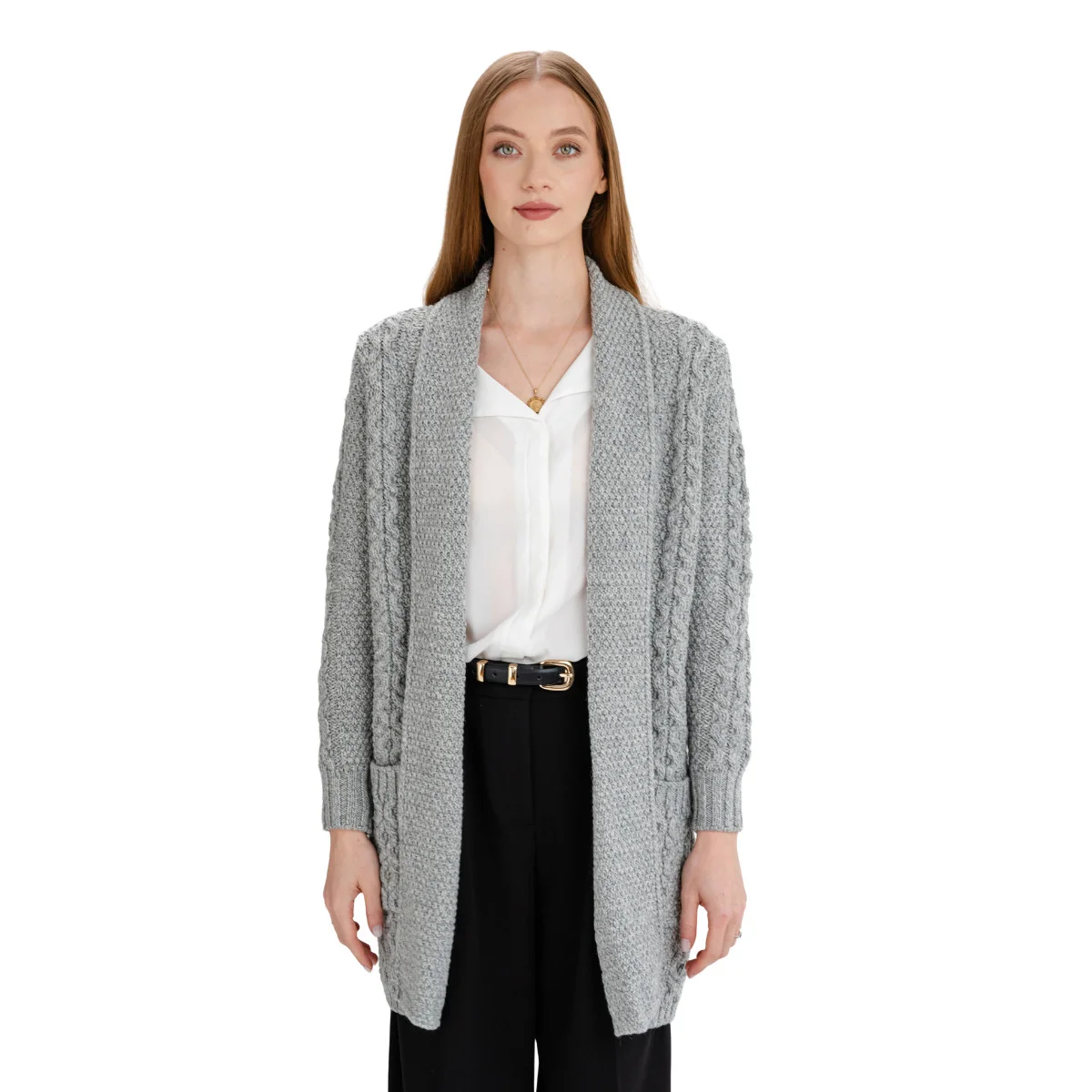 Ladies Open-Face Cardigan - Image 6 | Lily's Pad Studio