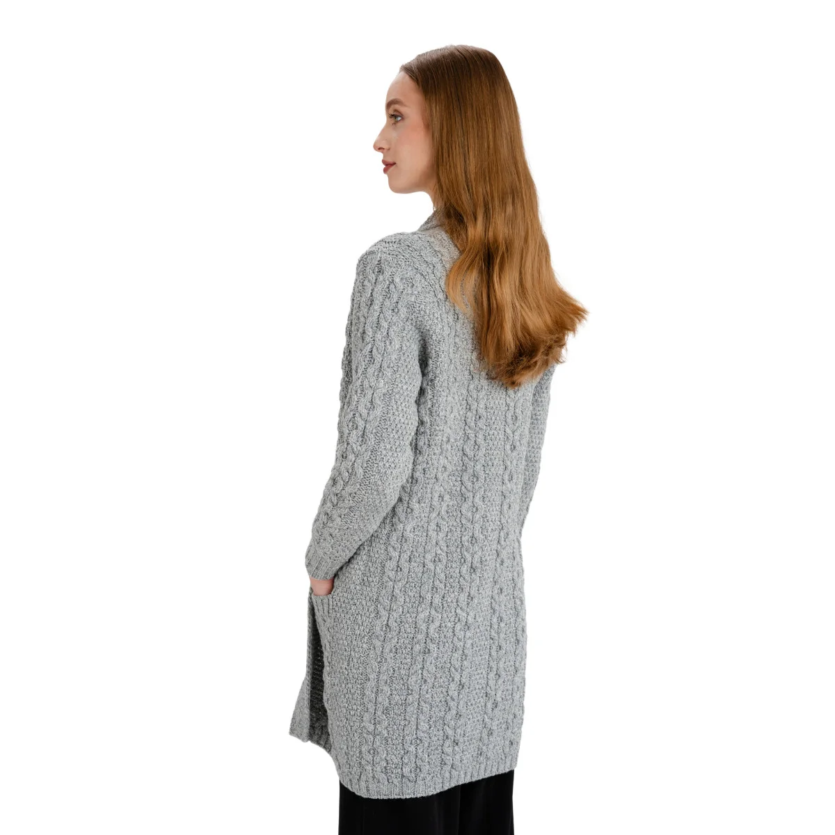 Ladies Open-Face Cardigan - Image 7 | Lily's Pad Studio