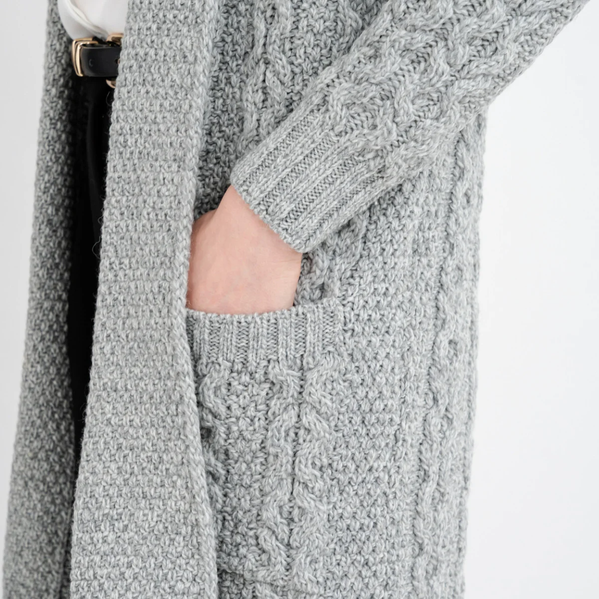 Ladies Open-Face Cardigan - Image 9 | Lily's Pad Studio