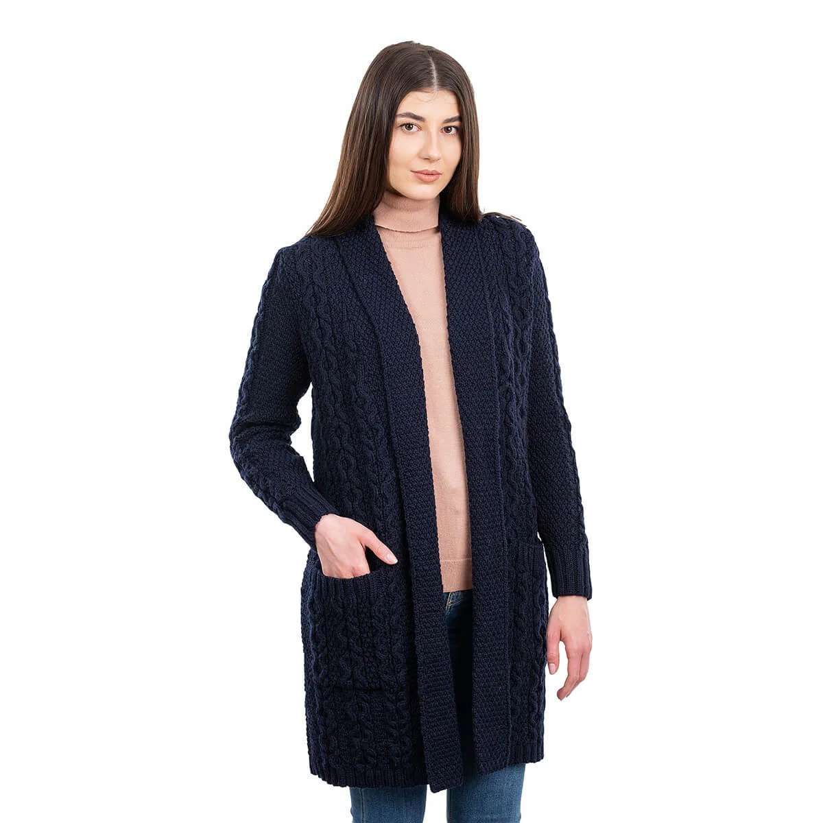 Ladies Open-Face Cardigan - Image 11 | Lily's Pad Studio