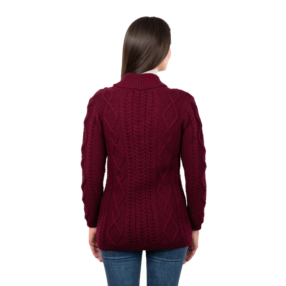 Ladies Shawl Collar Cardigan – Cozy Knit Sweater for Fall & Winter Wardrobe - Image 8 | Lily's Pad Studio