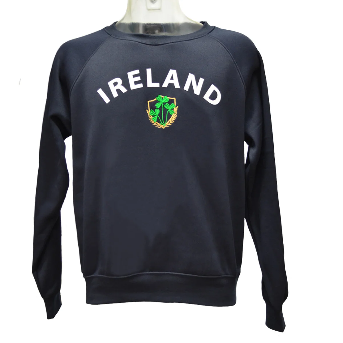 Lansdowne Kids Shamrock Crest Sweatshirt - Navy - Image 5 | Lily's Pad Studio