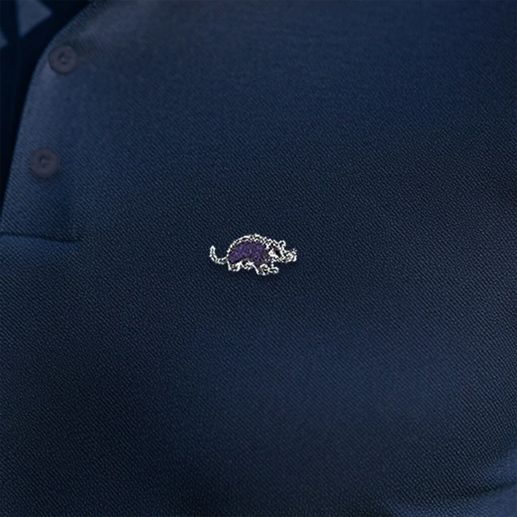 Laposs Polo Shirt | Embroidered Brand Logo - Image 2 | Lily's Pad Studio