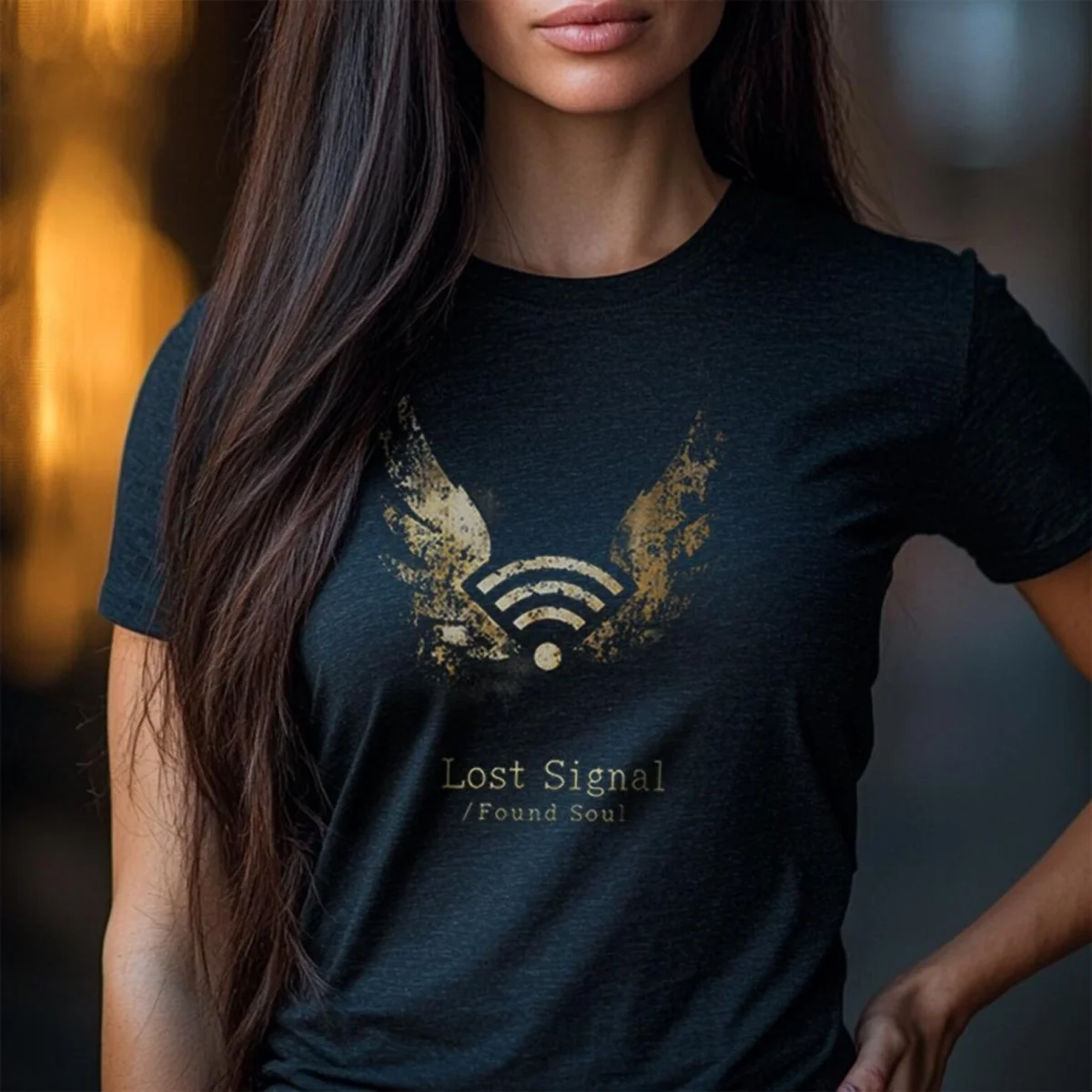 Lost Signal Found Soul T-Shirt – Meaningful Inspirational Graphic Tee | Lily's Pad Studio