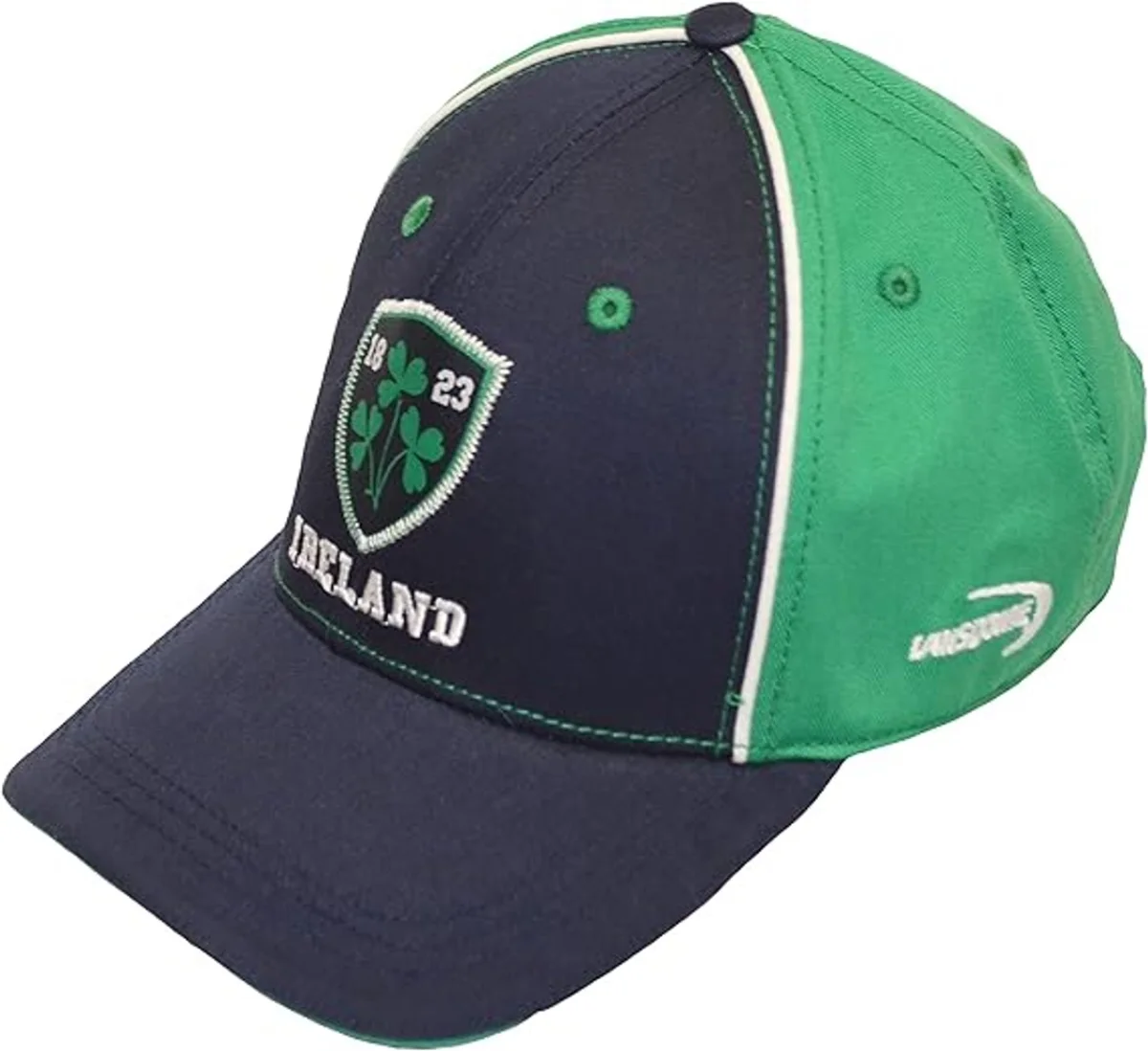 Mens Navy Ireland Baseball Cap with Shamrock Crest | Lily's Pad Studio
