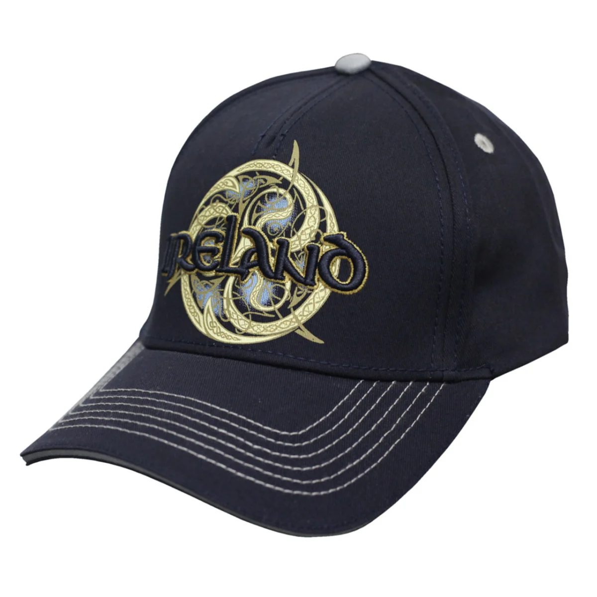 Navy Ireland Celtic Swirl Baseball Cap | Lily's Pad Studio