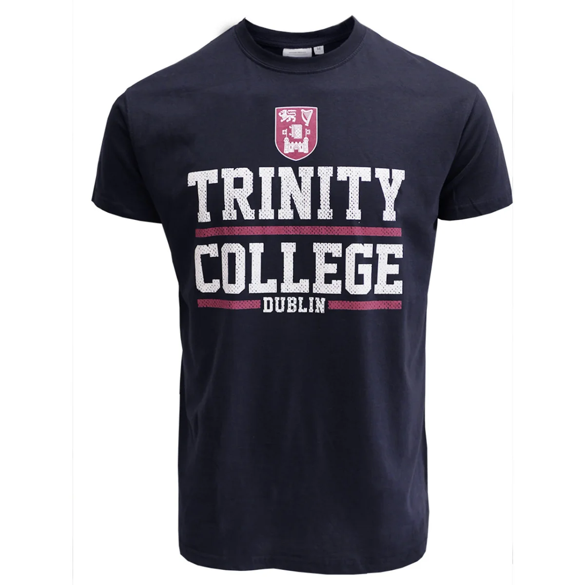 Navy/White Trinity College Mesh Tee-Shirt | Lily's Pad Studio