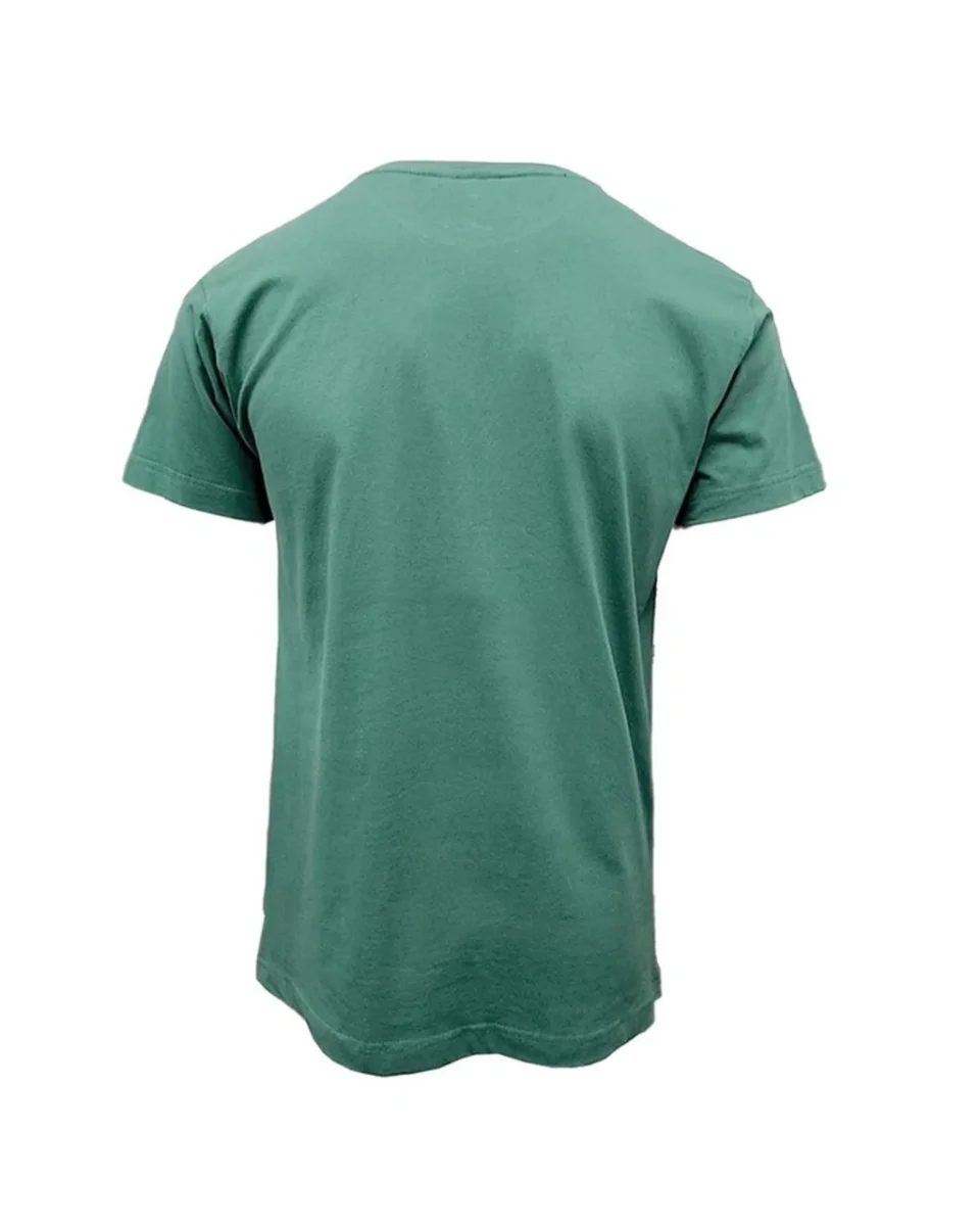 Ocean Green Shamrock Ireland Cotton T-Shirt - Image 3 | Lily's Pad Studio