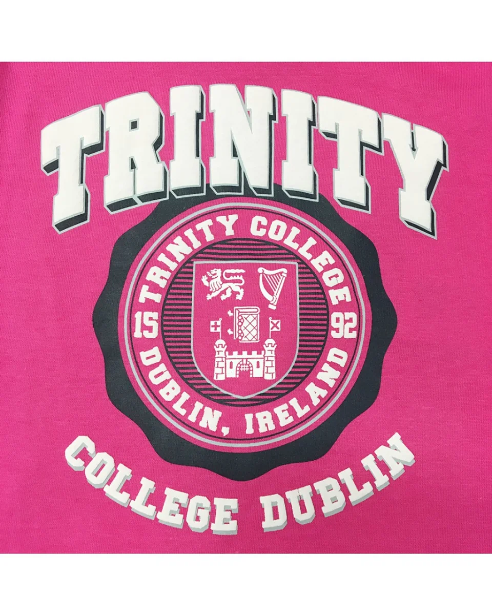 Pink Trinity College Kids T-Shirt - Image 2 | Lily's Pad Studio