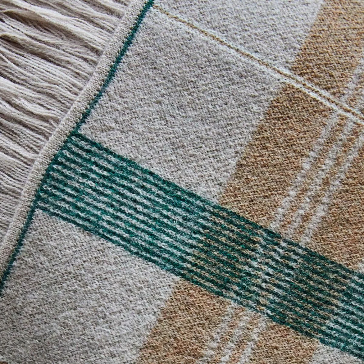 Pure New Irish Merino Wool Throw Blanket – Made in Ireland - Image 4 | Lily's Pad Studio