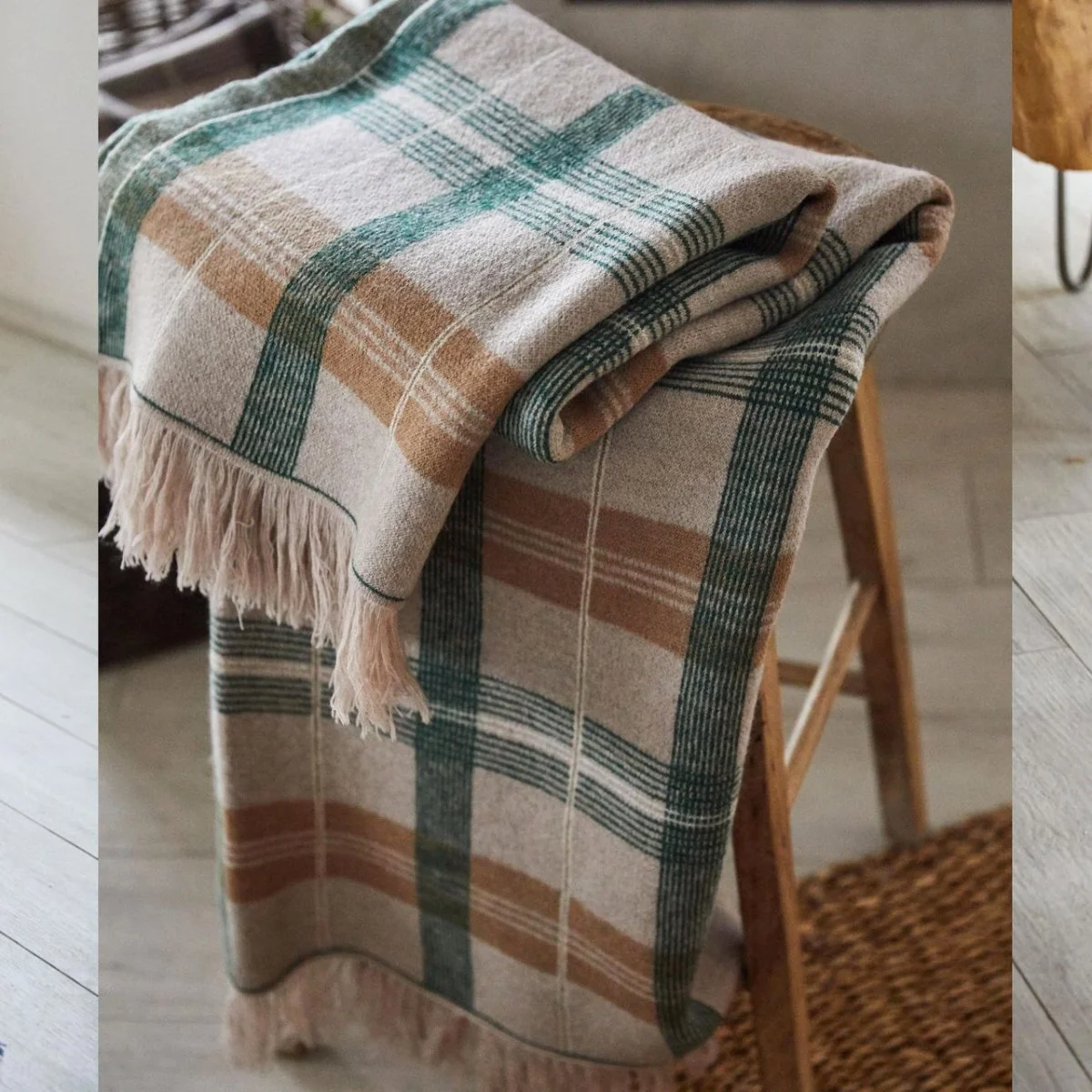 Pure New Irish Merino Wool Throw Blanket – Made in Ireland | Lily's Pad Studio