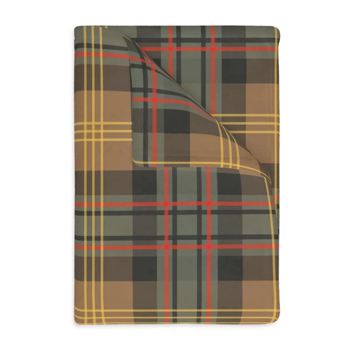 Scottish Clan Tartan Velveteen Throw Blanket – Soft Plaid Heritage Couch, Bed Blanket - Image 10 | Lily's Pad Studio