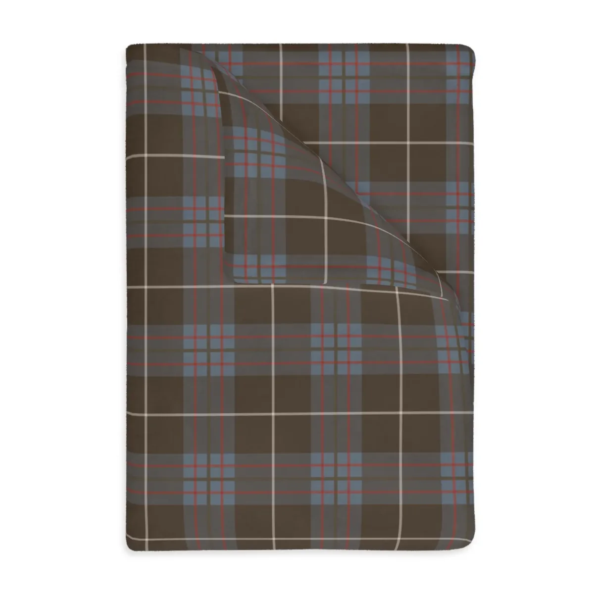 Scottish Clan Tartan Velveteen Throw Blanket – Soft Plaid Heritage Couch, Bed Blanket - Image 54 | Lily's Pad Studio