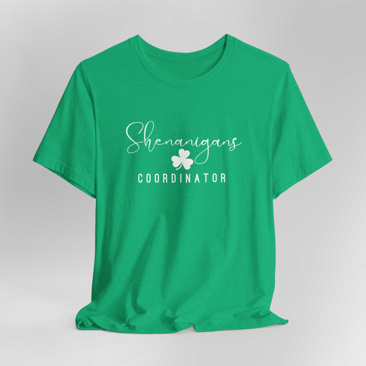 Shenanigans Coordinator Tee – Shamrock St. Patrick’s Day Shirt for Women & Men - Image 7 | Lily's Pad Studio