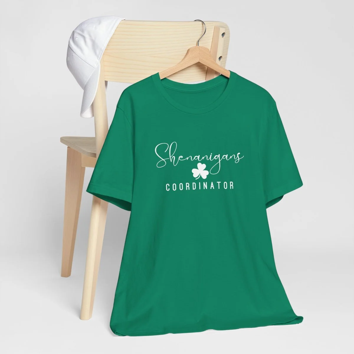 Shenanigans Coordinator Tee – Shamrock St. Patrick’s Day Shirt for Women & Men - Image 9 | Lily's Pad Studio