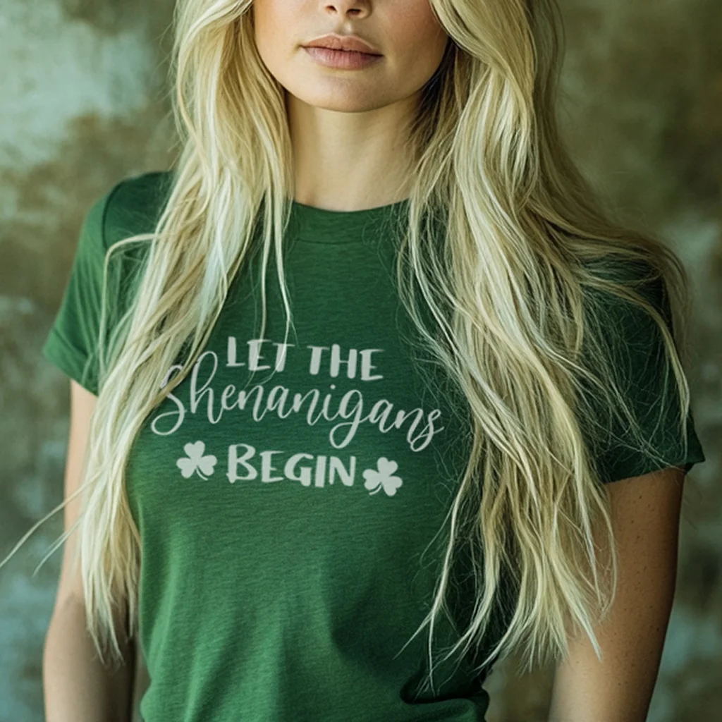 St. Patrick’s Day Shenanigans T-Shirt – Fun Irish Celebration Graphic Tee - Irish Gifts | Lily's Pad Studio