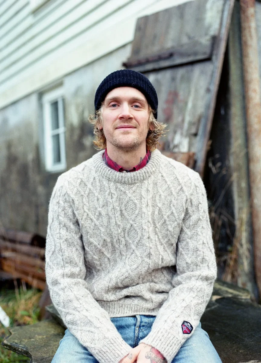 Tórshavn Aran Wool Pullover – Norwegian Wool Heavyweight Knit Sweater - Image 2 | Lily's Pad Studio