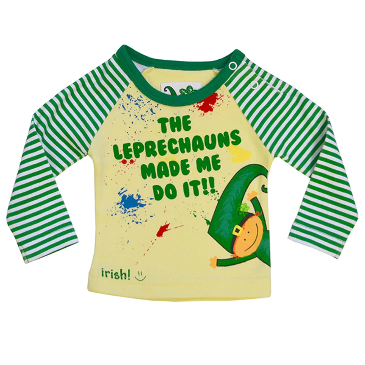 The Leprechauns Made Me Do It Kids T-Shirt - Image 2 | Lily's Pad Studio