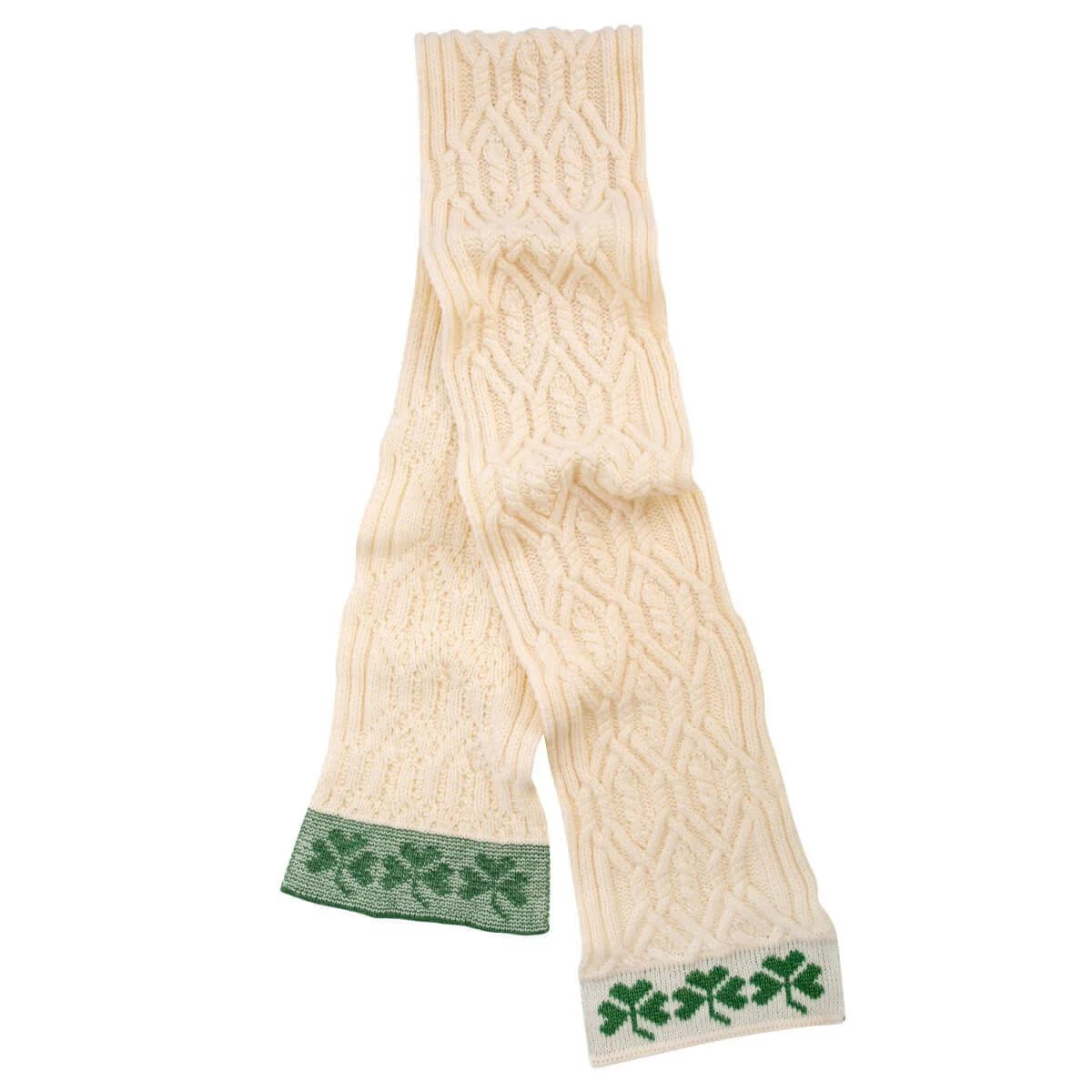 Tree of Life Aran Wool Scarf - Image 5 | Lily's Pad Studio