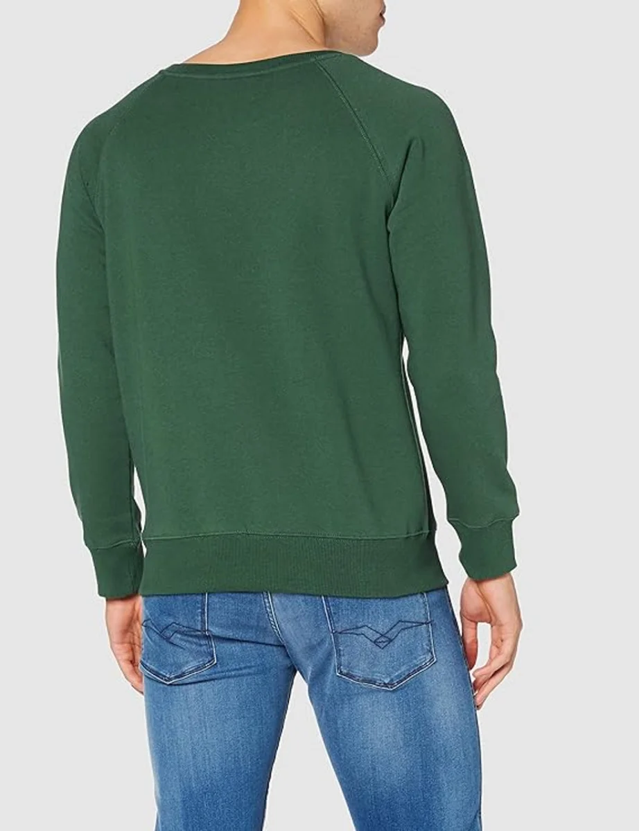 Trinity College Seal Sweatshirt Bottle Green and White - Image 5 | Lily's Pad Studio