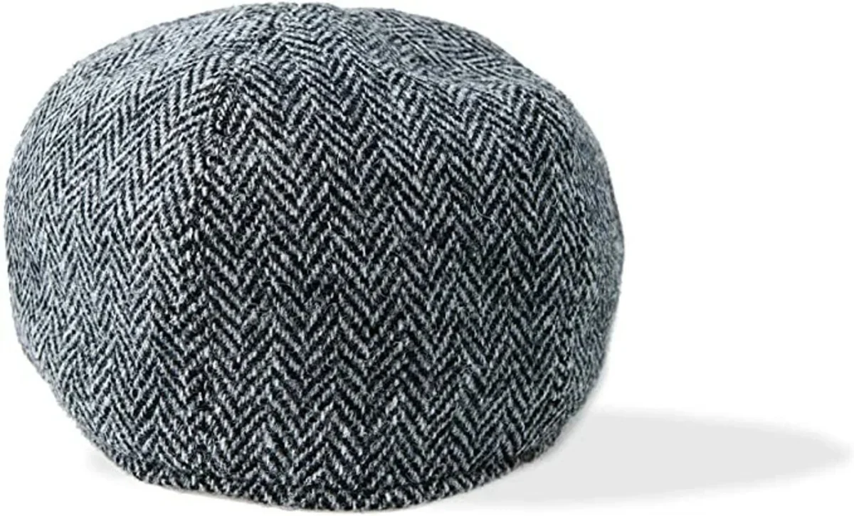 Unisex Irish Tweed Cap - 100% Wool, Classic Style - Image 4 | Lily's Pad Studio