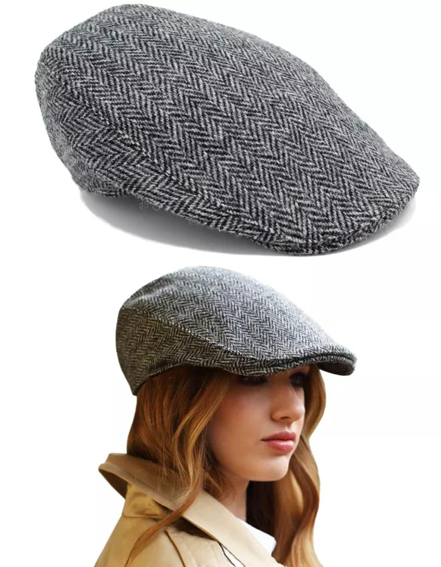 Unisex Irish Tweed Cap - 100% Wool, Classic Style - Image 5 | Lily's Pad Studio