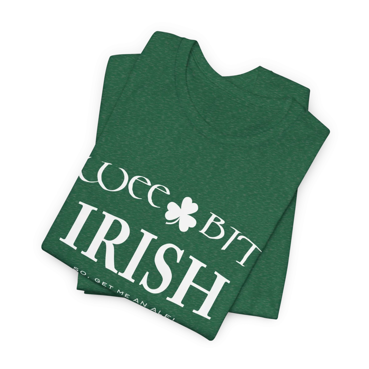 Wee Bit Irish St. Patrick’s Day Tee – Shamrock Clover Graphic Unisex T-Shirt - Image 12 | Lily's Pad Studio