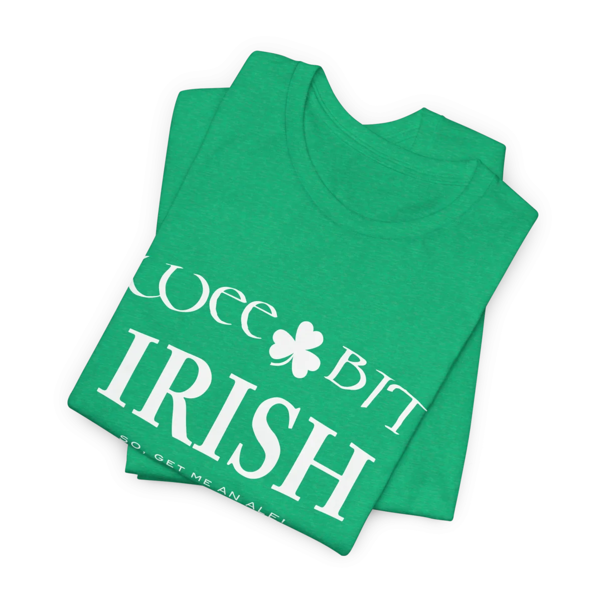Wee Bit Irish St. Patrick’s Day Tee – Shamrock Clover Graphic Unisex T-Shirt - Image 13 | Lily's Pad Studio
