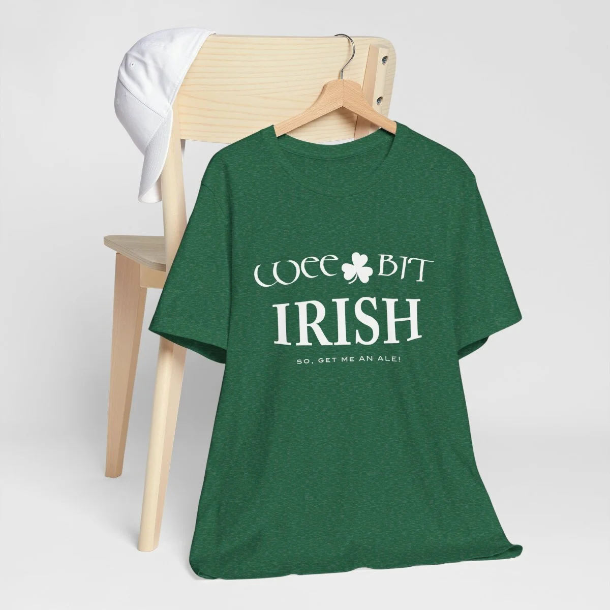 Wee Bit Irish St. Patrick’s Day Tee – Shamrock Clover Graphic Unisex T-Shirt - Image 15 | Lily's Pad Studio