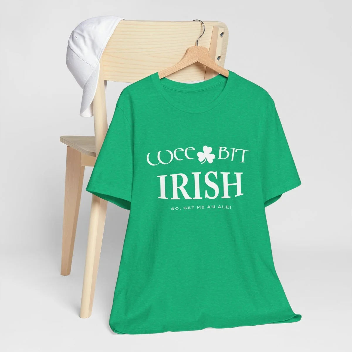 Wee Bit Irish St. Patrick’s Day Tee – Shamrock Clover Graphic Unisex T-Shirt - Image 16 | Lily's Pad Studio