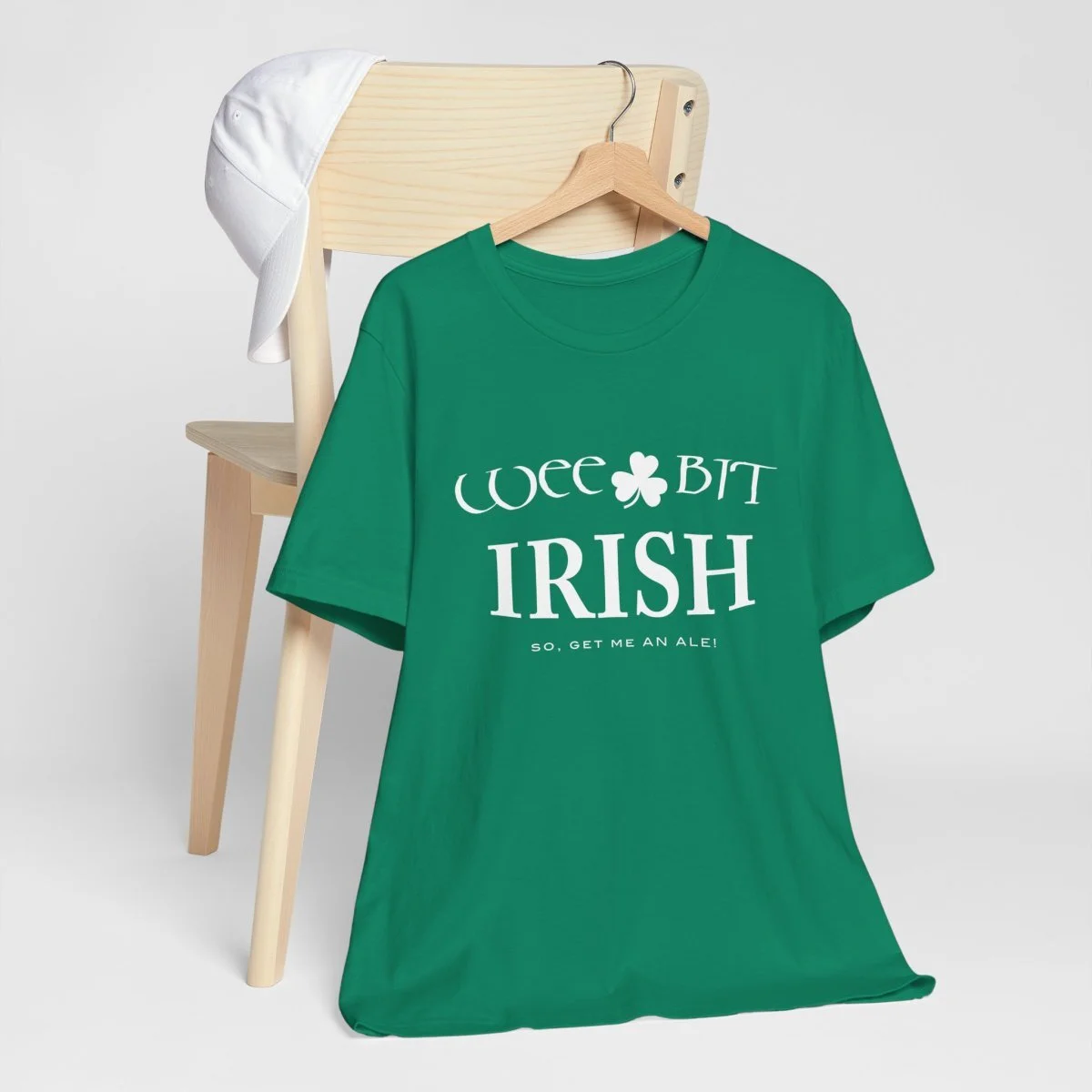 Wee Bit Irish St. Patrick’s Day Tee – Shamrock Clover Graphic Unisex T-Shirt - Image 17 | Lily's Pad Studio